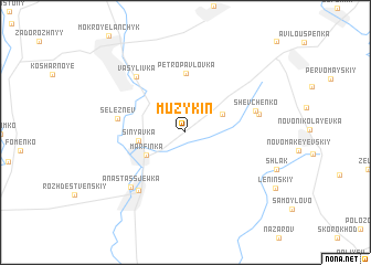 map of Muzykin