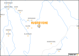 map of Mvanayème