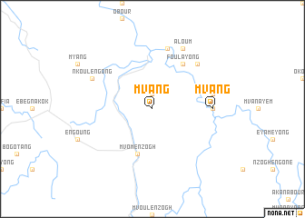 map of Mvang
