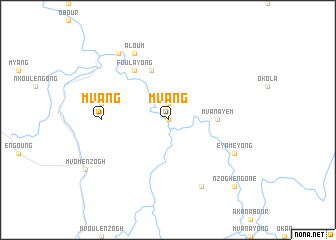 map of Mvang