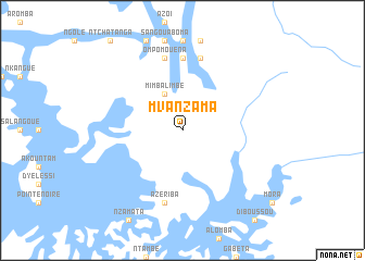 map of Mvanzama