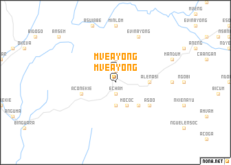map of Mveayong