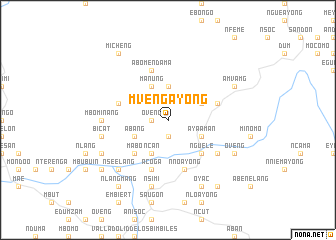 map of Mvengayong