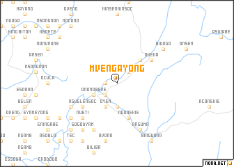 map of Mvengayong