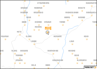 map of Mvé