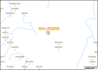 map of Mvilingano