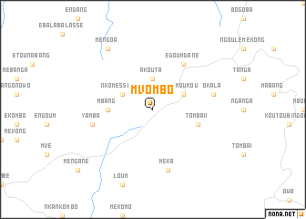 map of Mvombo