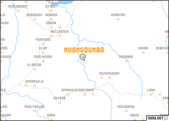 map of Mvomdoumba