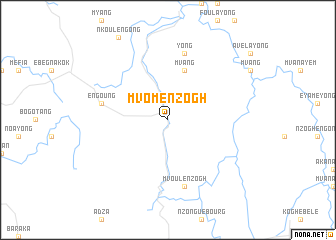 map of Mvomenzogh