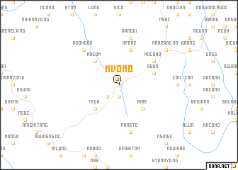 map of Mvomo