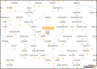 map of Mvoua