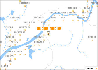 map of Mvoubingomé