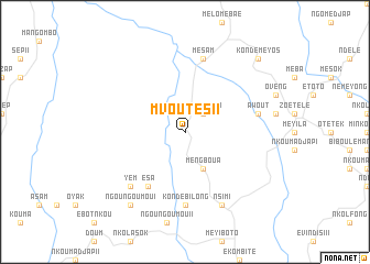 map of Mvoutési I