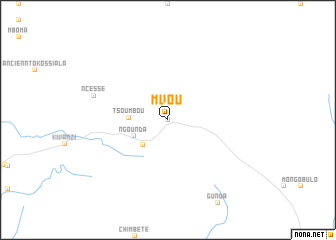 map of Mvou