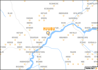 map of Mvubu