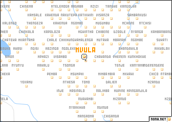 map of Mvula