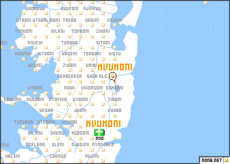 map of Mvumoni