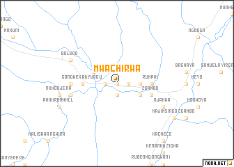 map of Mwachirwa