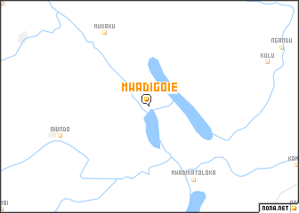 map of Mwadi-Goie