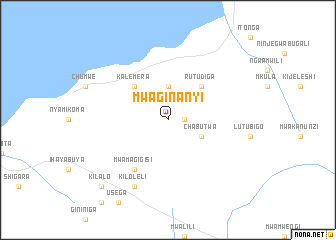 map of Mwaginanyi