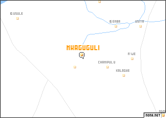map of Mwaguguli