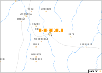 map of Mwakandala
