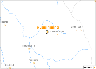 map of Mwa-Kibunga