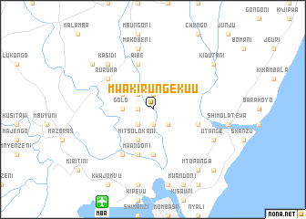 map of Mwakirunge Kuu