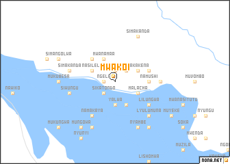 map of Mwakoi