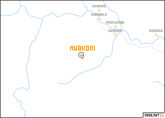 map of Mwakoni