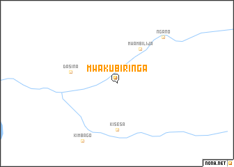 map of Mwakubiringa