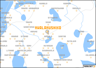 map of Mwalamushiko