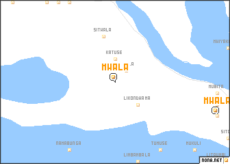 map of Mwala