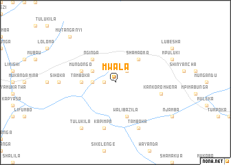 map of Mwala