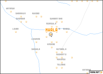 map of Mwala