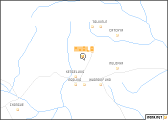 map of Mwala