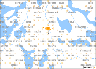 map of Mwala