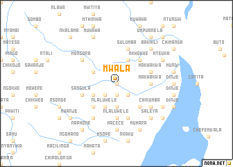 map of Mwala