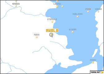 map of Mwala