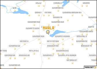 map of Mwala