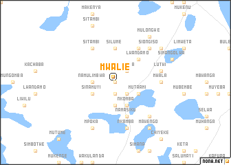 map of Mwalie