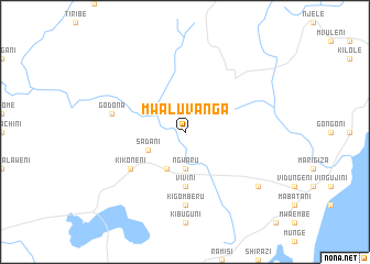 map of Mwaluvanga