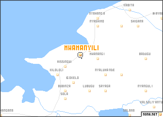 map of Mwamanyili