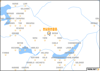 map of Mwamba