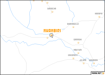 map of Mwambiri