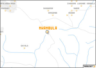 map of Mwambula