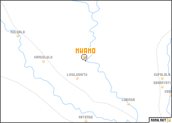 map of Mwamo