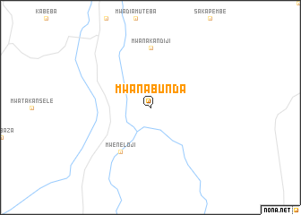 map of Mwana-Bunda