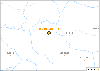 map of Mwana-Bute