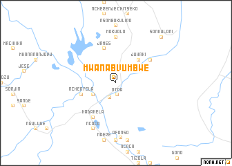 map of Mwanabvumbwe